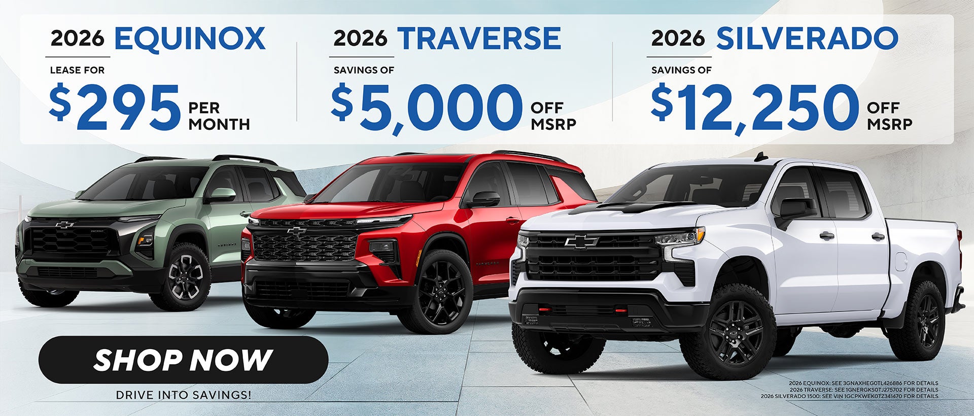 Equinox Traverse Silverado
