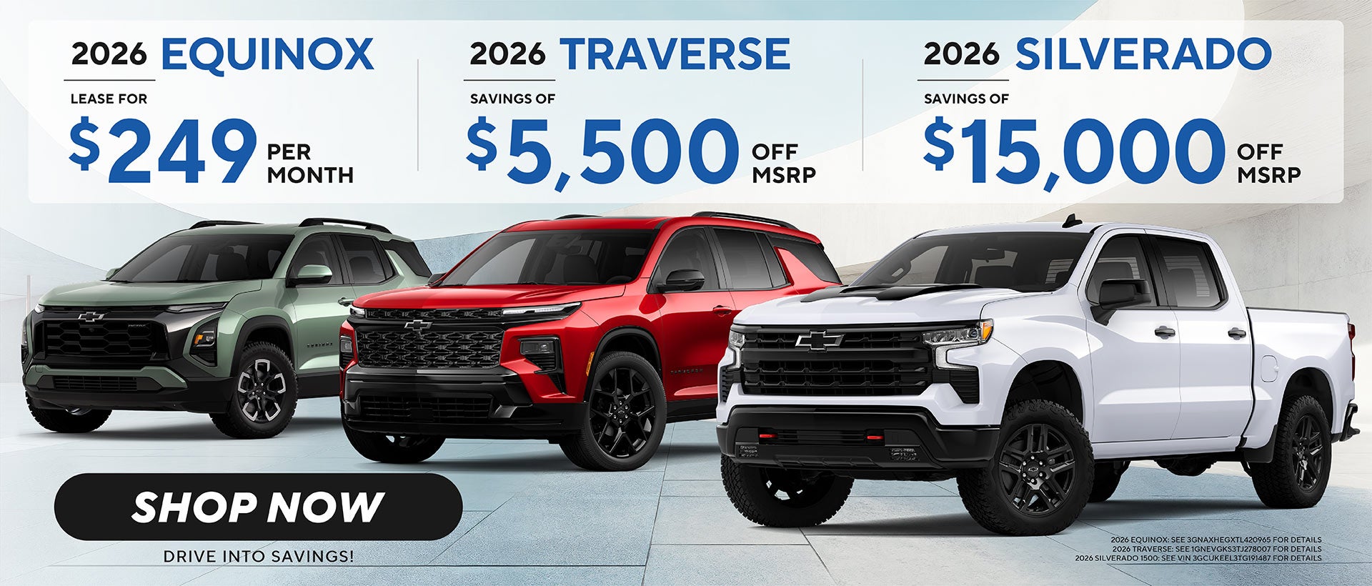 Equinox Traverse Silverado