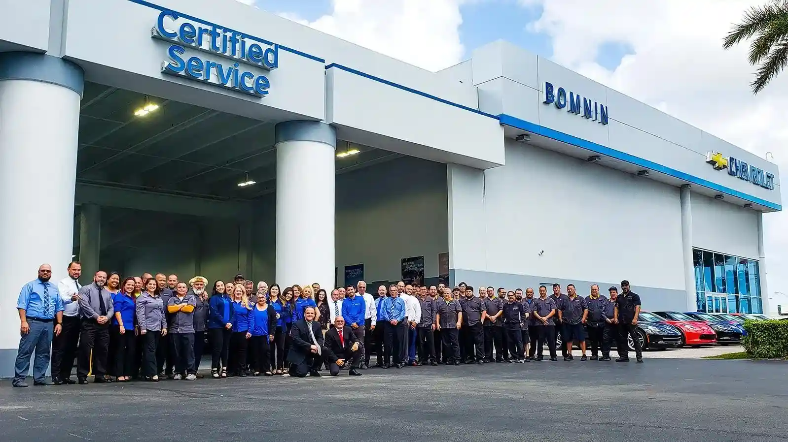service center exterior Bomnin Chevrolet Nanuet in Nanuet NY