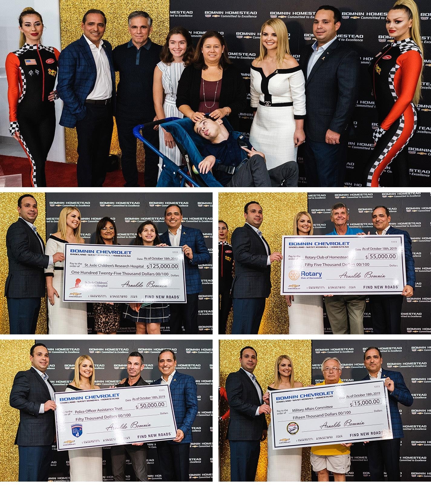  charity event collage Bomnin Chevrolet Nanuet in Nanuet NY