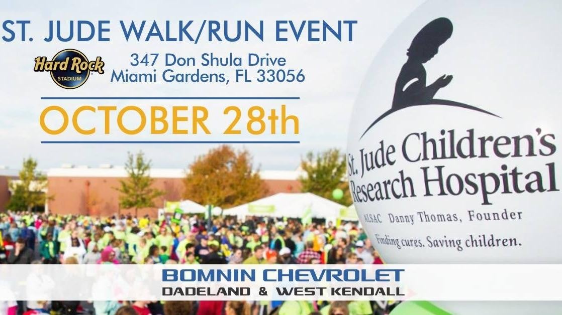 community event flyer for st jude Bomnin Chevrolet Nanuet in Nanuet NY